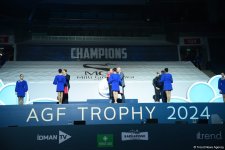 В Баку состоялась церемония награждения победителей Кубка мира FIG по спортивной гимнастике (ФОТО)