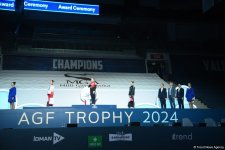 В Баку состоялась церемония награждения победителей Кубка мира FIG по спортивной гимнастике (ФОТО)