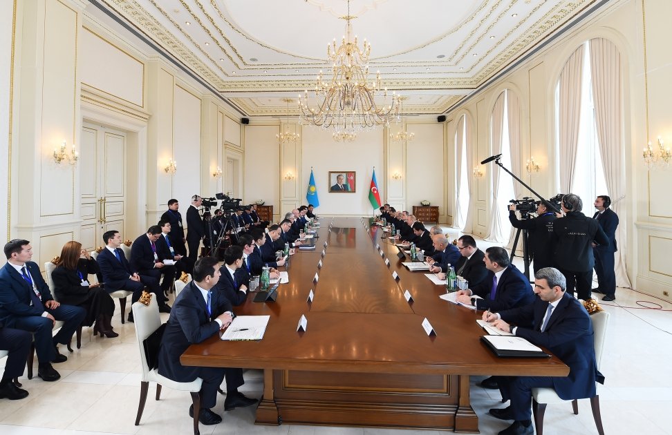 President Ilham Aliyev, President Kassym-Jomart Tokayev participate in fist meeting of Azerbaijan-Kazakhstan High-Level Intergovernmental Council (PHOTO/VIDEO)