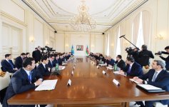 President Ilham Aliyev, President Kassym-Jomart Tokayev participate in fist meeting of Azerbaijan-Kazakhstan High-Level Intergovernmental Council (PHOTO/VIDEO)