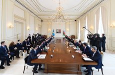 President Ilham Aliyev, President Kassym-Jomart Tokayev participate in fist meeting of Azerbaijan-Kazakhstan High-Level Intergovernmental Council (PHOTO/VIDEO)