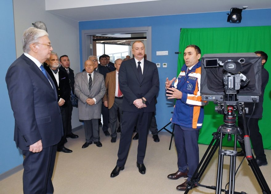 Президент Ильхам Алиев и Президент Касым-Жомарт Токаев приняли участие в церемонии открытия Центра детского творчества имени Курмангазы в Физули (ФОТО/ВИДЕО)