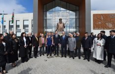 Президент Ильхам Алиев и Президент Касым-Жомарт Токаев приняли участие в церемонии открытия Центра детского творчества имени Курмангазы в Физули (ФОТО/ВИДЕО)