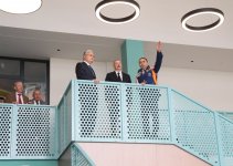 Президент Ильхам Алиев и Президент Касым-Жомарт Токаев приняли участие в церемонии открытия Центра детского творчества имени Курмангазы в Физули (ФОТО/ВИДЕО)