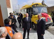 Президент Ильхам Алиев и Президент Касым-Жомарт Токаев приняли участие в церемонии открытия Центра детского творчества имени Курмангазы в Физули (ФОТО/ВИДЕО)