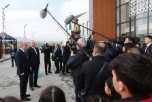 Президент Ильхам Алиев и Президент Касым-Жомарт Токаев приняли участие в церемонии открытия Центра детского творчества имени Курмангазы в Физули (ФОТО/ВИДЕО)