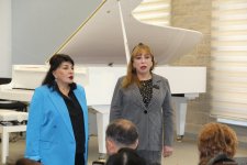 В школе искусств имени Вагифа Мустафазаде представлены выставка и концерт памяти Мастера (ВИДЕО, ФОТО)