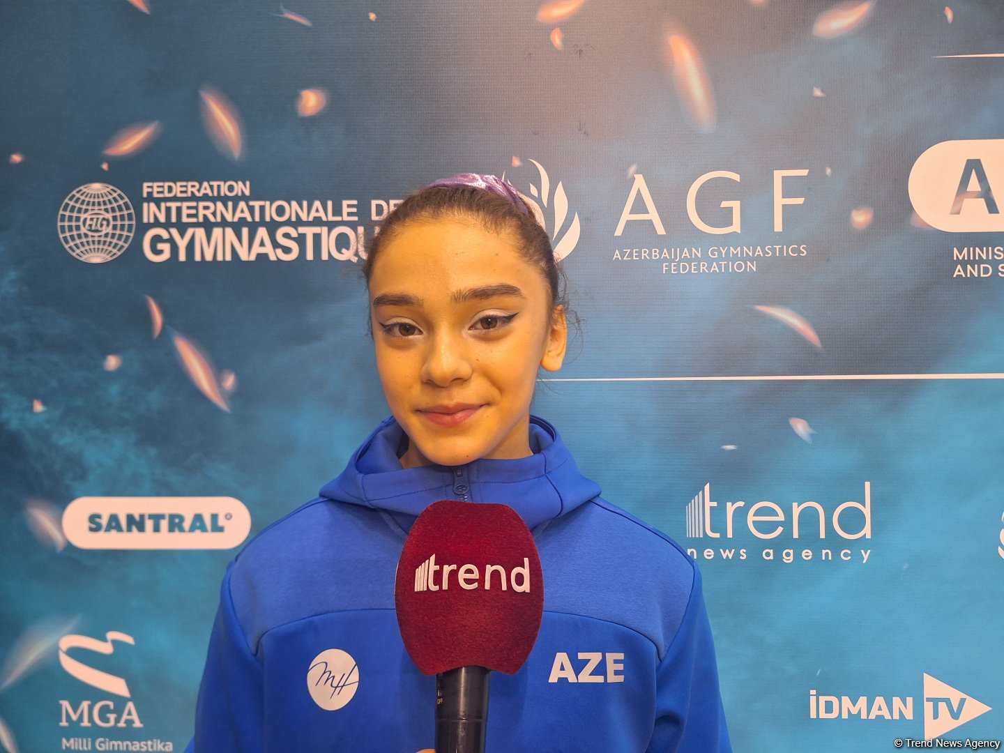 Очень хочу завоевать медаль Международного турнира "AGF Trophy" – азербайджанская гимнастка Назанин Теймурова