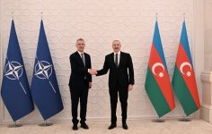 President Ilham Aliyev, NATO SecGen hold one-on-one meeting (PHOTO/VIDEO)