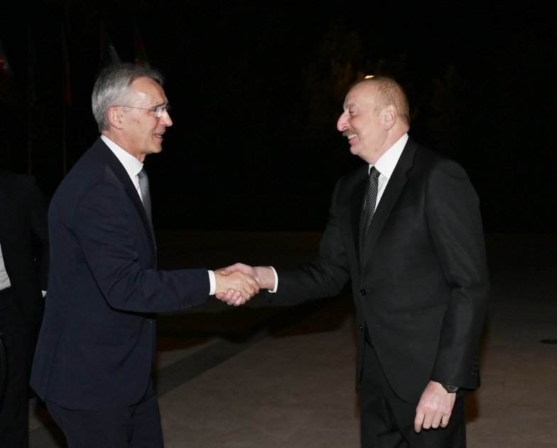 President Ilham Aliyev, NATO SecGen hold one-on-one meeting (PHOTO/VIDEO)