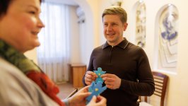 В Киеве почтили память азербайджанского поэта Самеда Вургуна (ФОТО)