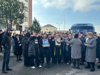 Azerbaijan holds farewell ceremony for persons whose remains were found in Khojaly (PHOTO)
