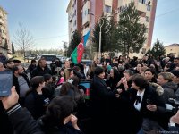 Azerbaijan holds farewell ceremony for persons whose remains were found in Khojaly (PHOTO)