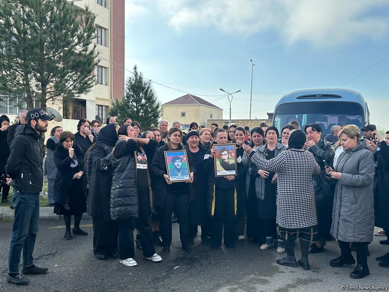 Azerbaijan holds farewell ceremony for persons whose remains were found in Khojaly (PHOTO)