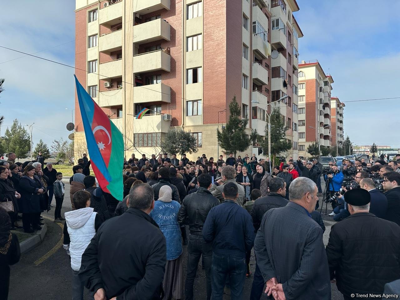 Azerbaijan holds farewell ceremony for persons whose remains were found in Khojaly (PHOTO)