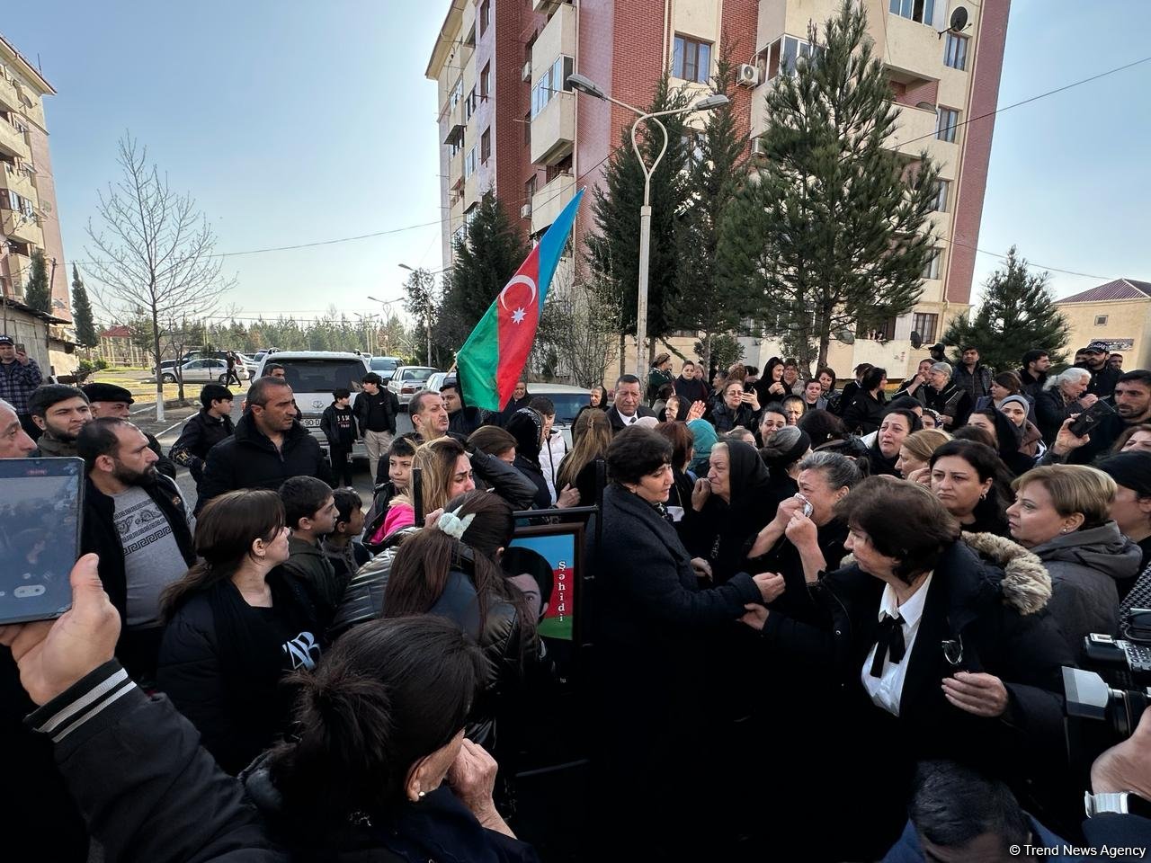 Azerbaijan holds farewell ceremony for persons whose remains were found in Khojaly (PHOTO)