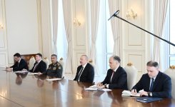 Президент Ильхам Алиев принял делегацию во главе с председателем комитета Администрации Президента Турции  (ФОТО/ВИДЕО)