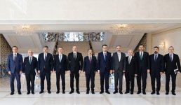 Президент Ильхам Алиев принял делегацию во главе с председателем комитета Администрации Президента Турции  (ФОТО/ВИДЕО)