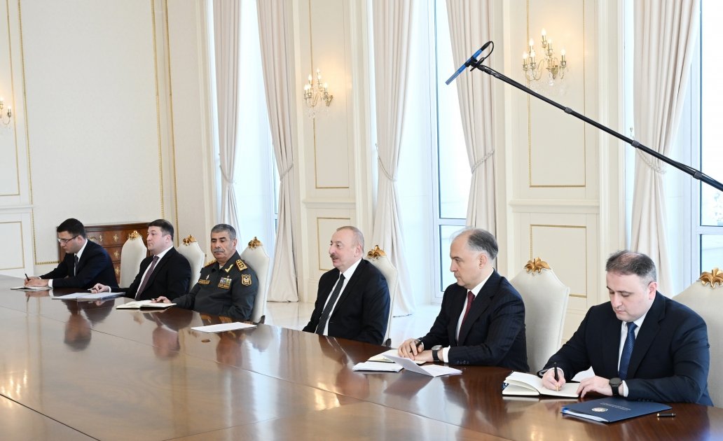 Президент Ильхам Алиев принял делегацию во главе с председателем комитета Администрации Президента Турции  (ФОТО/ВИДЕО)