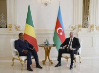 Состоялась встреча Президента Ильхама Алиева и Президента Дени Сассу-Нгессо один на один (ВИДЕО/ФОТО)