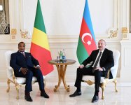 Состоялась встреча Президента Ильхама Алиева и Президента Дени Сассу-Нгессо один на один (ВИДЕО/ФОТО)