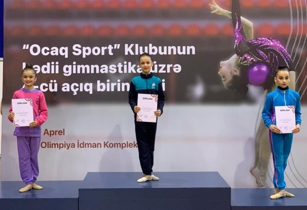 Azerbaijan's Ojaq Open Championship in Rhythmic Gymnastics debuts with awarding ceremony (PHOTO)