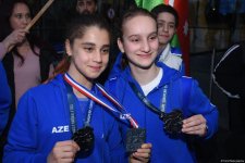 Азербайджанские гимнасты привезли на Родину "золото" и "серебро" чемпионата Европы (ФОТО)
