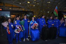 Азербайджанские гимнасты привезли на Родину "золото" и "серебро" чемпионата Европы (ФОТО)