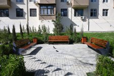 Another yard newly improved in Baku with participation of Vice President of Heydar Aliyev Foundation Leyla Aliyeva handed over to residents (PHOTO)
