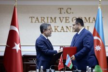 Азербайджан и Турция подписали декларацию о сотрудничестве в области аграрных исследований и разработок (ФОТО)