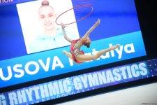 В Баку стартовал первый день соревнований Кубка мира по художественной гимнастике (ФОТО)