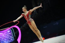 В Баку стартовал первый день соревнований Кубка мира по художественной гимнастике (ФОТО)