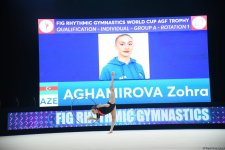 Азербайджанская гимнастка Зохра Агамирова вышла в финал Кубка мира (ФОТО)