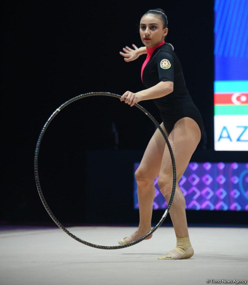 Азербайджанская гимнастка Зохра Агамирова вышла в финал Кубка мира (ФОТО)