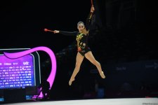 Зохра Агамирова вышла в еще один финал Кубка мира по художественной гимнастике в Баку (ФОТО)