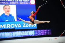 Зохра Агамирова вышла в еще один финал Кубка мира по художественной гимнастике в Баку (ФОТО)