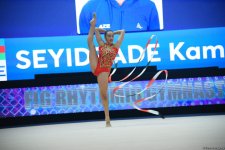 Зохра Агамирова вышла в еще один финал Кубка мира по художественной гимнастике в Баку (ФОТО)