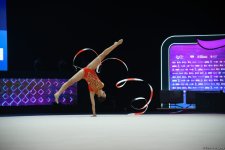 Зохра Агамирова вышла в еще один финал Кубка мира по художественной гимнастике в Баку (ФОТО)