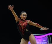 Зохра Агамирова вышла в еще один финал Кубка мира по художественной гимнастике в Баку (ФОТО)