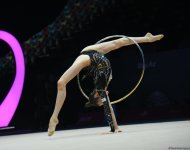 Четыре финала азербайджанских гимнасток: в Баку стартовал заключительный день Кубка мира (ФОТО)