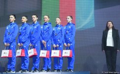 В Баку состоялась церемония награждения победителей и призеров Кубка мира по художественной гимнастике (ФОТО)