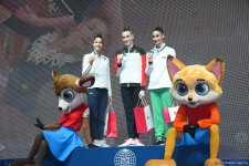 В Баку состоялась церемония награждения победителей и призеров Кубка мира по художественной гимнастике (ФОТО)