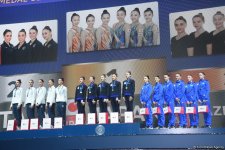 В Баку состоялась церемония награждения победителей и призеров Кубка мира по художественной гимнастике (ФОТО)
