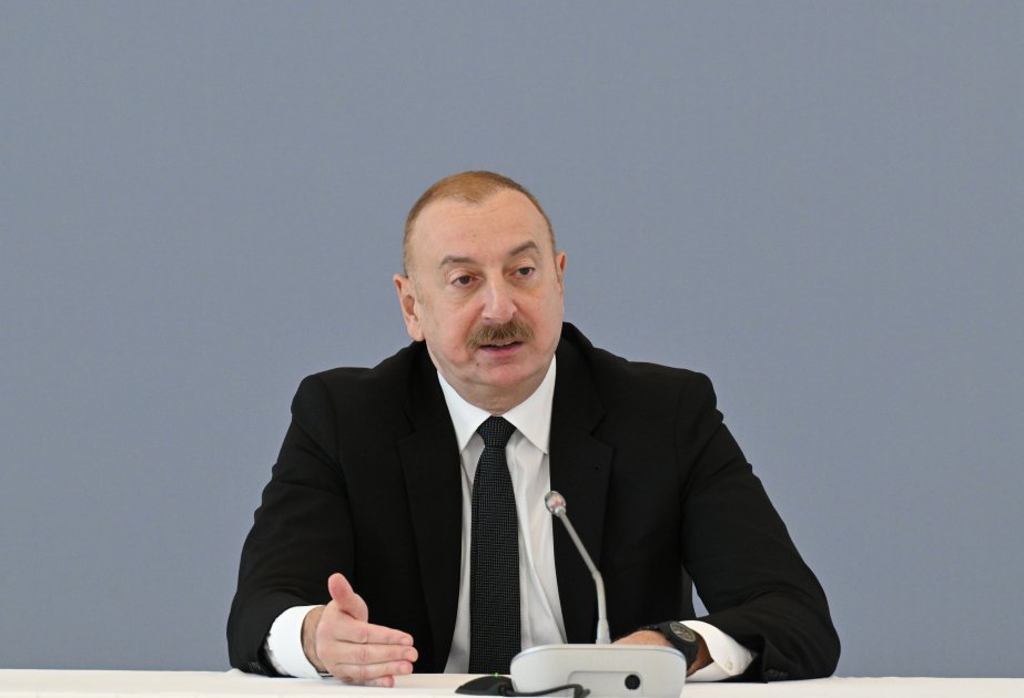 Президент Ильхам Алиев: Армения согласилась с тем, чтобы не включать так называемый «Нагорный Карабах» в мирное соглашение