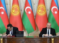 Azerbaijan, Kyrgyzstan sign documents (PHOTO/VIDEO)
