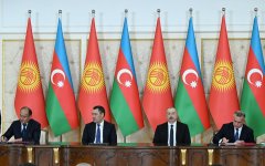 Azerbaijan, Kyrgyzstan sign documents (PHOTO/VIDEO)