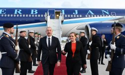 President Ilham Aliyev arrives in Germany for working visit (PHOTO/VIDEO)
