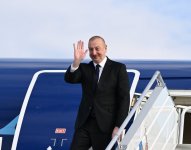 President Ilham Aliyev concludes his working visit to Germany (PHOTO)