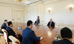 President Ilham Aliyev receives President of Chinese People's Association for Friendship with Foreign Countries (PHOTO)