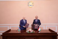 Azerbaijan and Tajikistan sign MoU on consular cooperation (PHOTO)